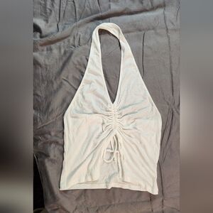 Chic White Halter Women's‎ Intimate Top